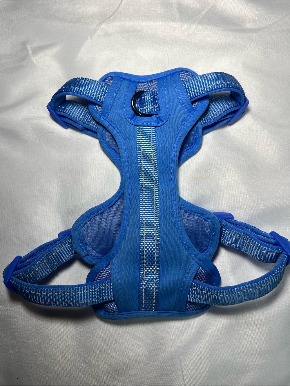 Boots & Barkley Target Reflective Comfort Dog Harness Size Small Blue Adjustable
